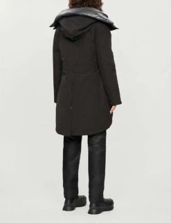 Canada Goose Rossclair Shell Parka Coat -Selfridges Store 1027 3005144 2580L BLACK ALT02