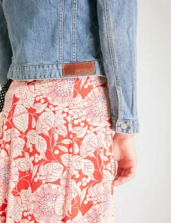 Zadig & Voltaire Kioky Faded Stretch-denim Jacket -Selfridges Store 669 10175 PWGCT3403F BLEU ALT05