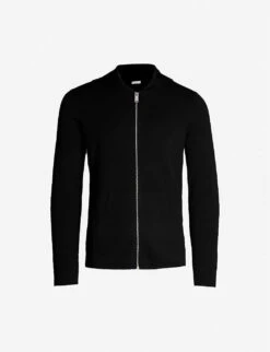 Sandro Wire Long-sleeved Wool Hoody