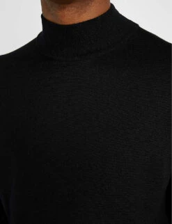 Sandro Turtleneck Wool Jumper -Selfridges Store 74 10081 SHPTR00102 BLACK ALT04