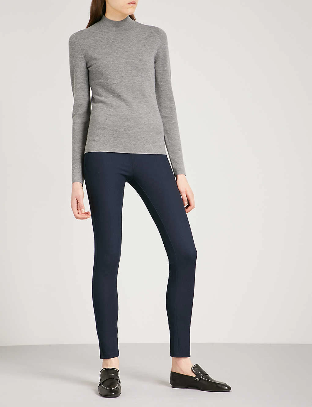 Joseph High-rise Slim-fit Stretch-gabardine Leggings 3 Joseph High-rise Slim-fit Stretch-gabardine Leggings - Image 3