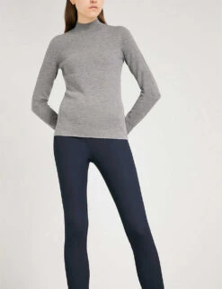 Joseph High-rise Slim-fit Stretch-gabardine Leggings 11 Joseph High-rise Slim-fit Stretch-gabardine Leggings -Selfridges Store 793 10038 JP0000490370 NAVY ALT03