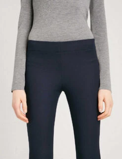 Joseph High-rise Slim-fit Stretch-gabardine Leggings 12 Joseph High-rise Slim-fit Stretch-gabardine Leggings -Selfridges Store 793 10038 JP0000490370 NAVY ALT04