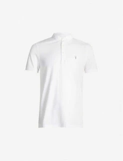 AllSaints Reform SS Cotton-piqué Polo Shirt
