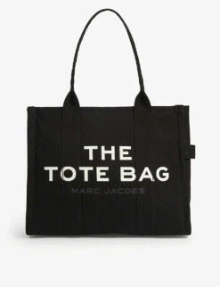 Marc Jacobs The Tote Canvas Tote Bag -Selfridges Store R02682011 BLACK M