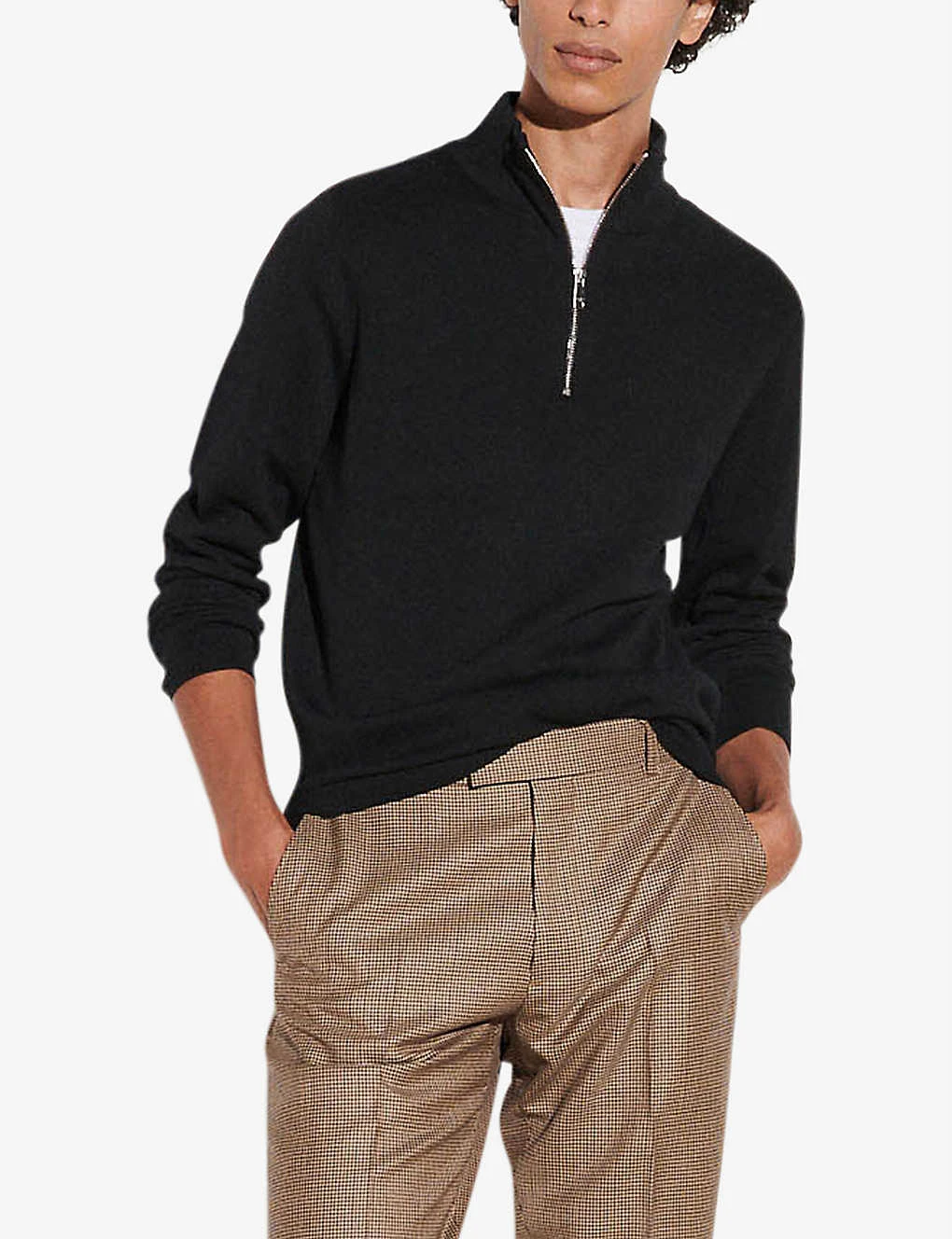 Sandro Half-zip Wool Jumper 4 Sandro Half-zip Wool Jumper - Image 4