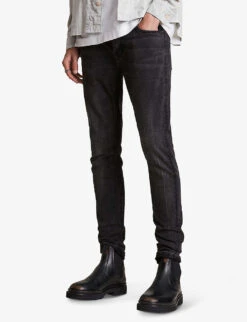 AllSaints Cigarette Mid-rise Skinny Jeans 7 AllSaints Cigarette Mid-rise Skinny Jeans -Selfridges Store R03653451 WASHEDBLACK ALT02