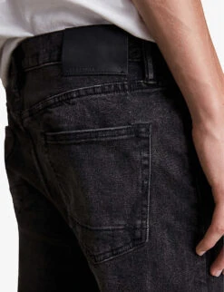 AllSaints Cigarette Mid-rise Skinny Jeans 9 AllSaints Cigarette Mid-rise Skinny Jeans -Selfridges Store R03653451 WASHEDBLACK ALT04