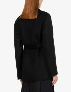Joseph Cenda Double-faced Wool And Cashmere-blend Coat -Selfridges Store R03658498 BLACK ALT03