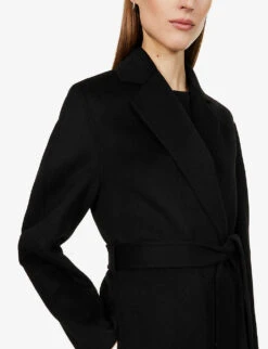 Joseph Cenda Double-faced Wool And Cashmere-blend Coat -Selfridges Store R03658498 BLACK ALT04