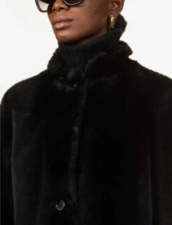 Joseph Britanny Reversible Shearling Coat -Selfridges Store R03658531 BLACK ALT03