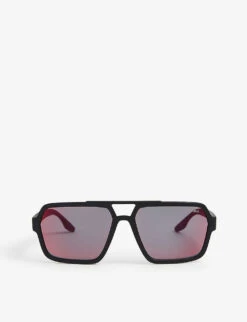 Prada Linea Rossa PS01XS Square-frame Acetate Sunglasses