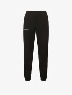 365 Signature Mid-rise Organic And Recycled Cotton-blend Jogging Bottoms