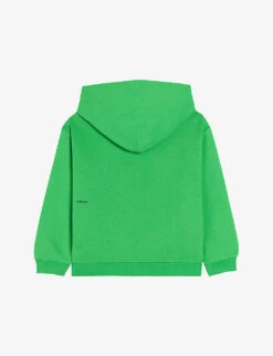 Text-print Organic-cotton Hoody 3-12 Years 5 Text-print Organic-cotton Hoody 3-12 Years -Selfridges Store R03758029 JADEGREEN ALT02