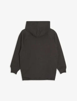 Gucci Logo-embroidered Hooded Cotton Hoody 6-12 Years -Selfridges Store R03764946 DUSTYDARKGREYMC ALT02