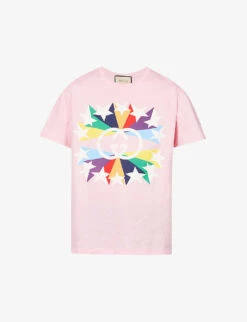 Gucci Stars Oversized Cotton-jersey T-shirt