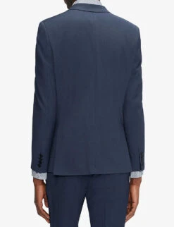 Ted Baker Sinjjs Slim-fit Wool-blend Blazer -Selfridges Store R03777874 DKBLUE ALT02