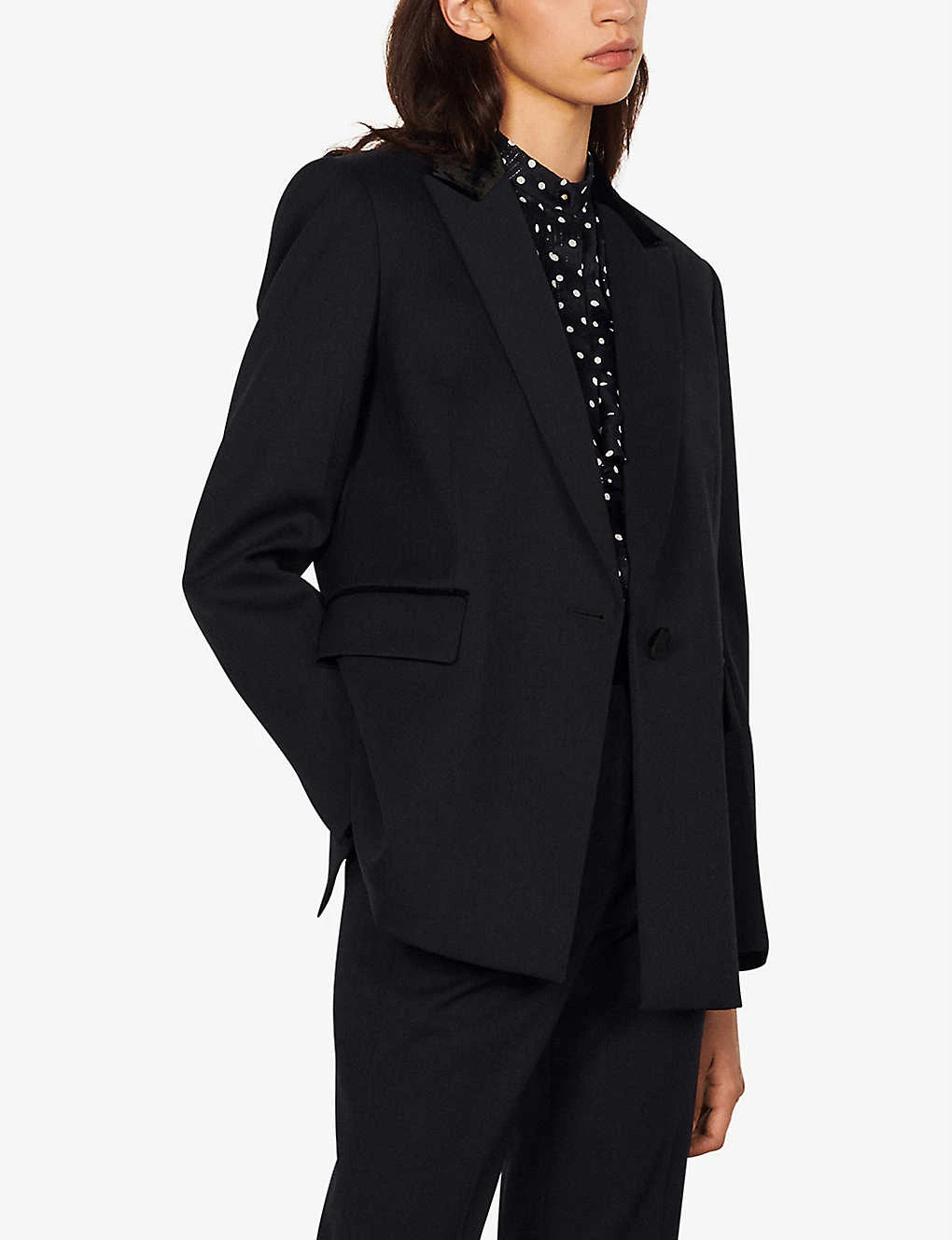 Sandro Hella Wool-blend Blazer 3 Sandro Hella Wool-blend Blazer - Image 3