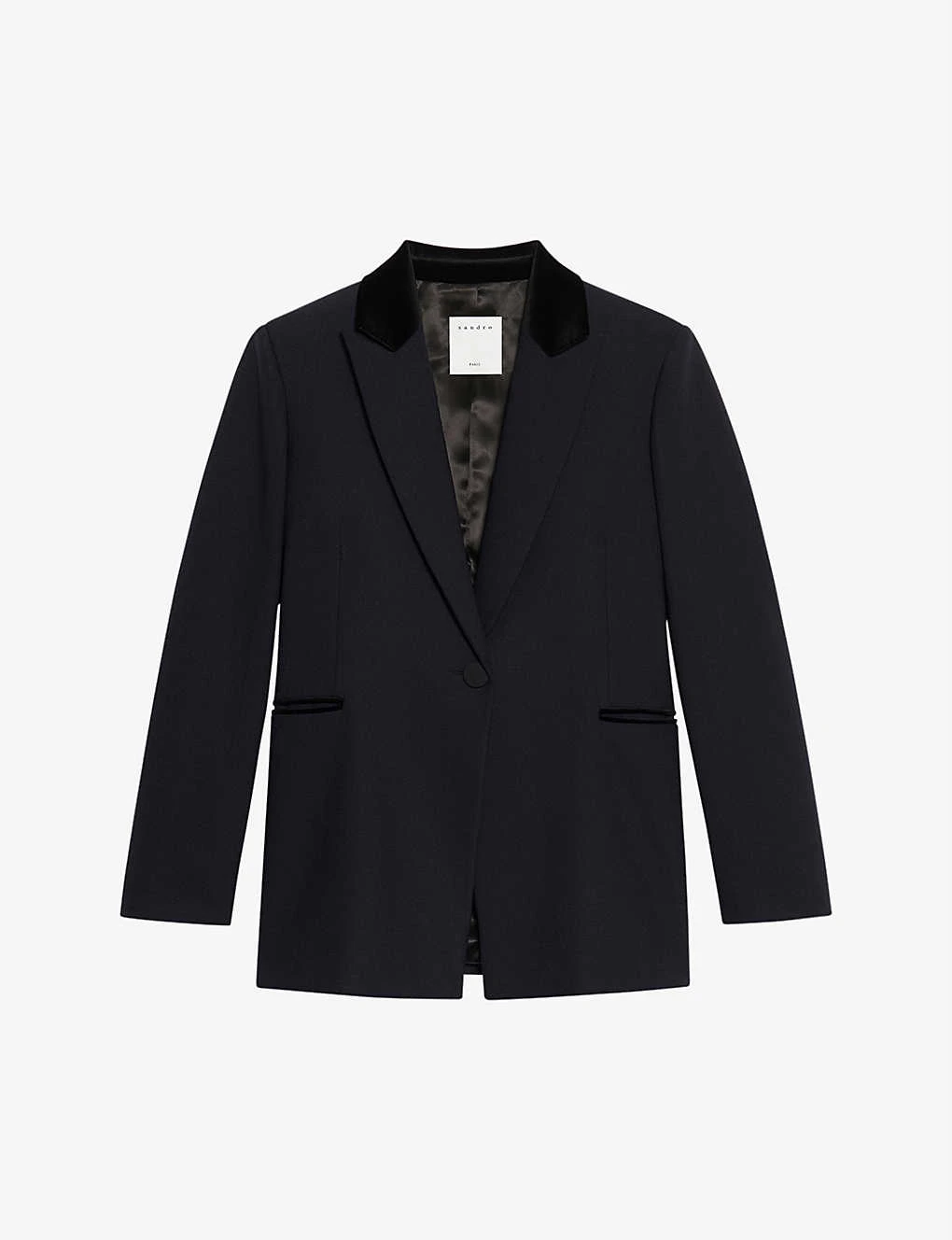 Sandro Hella Wool-blend Blazer 1 Sandro Hella Wool-blend Blazer