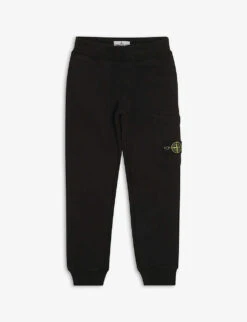 Stone Island Brand-patch Tapered Cotton-jersey Jogging Bottoms