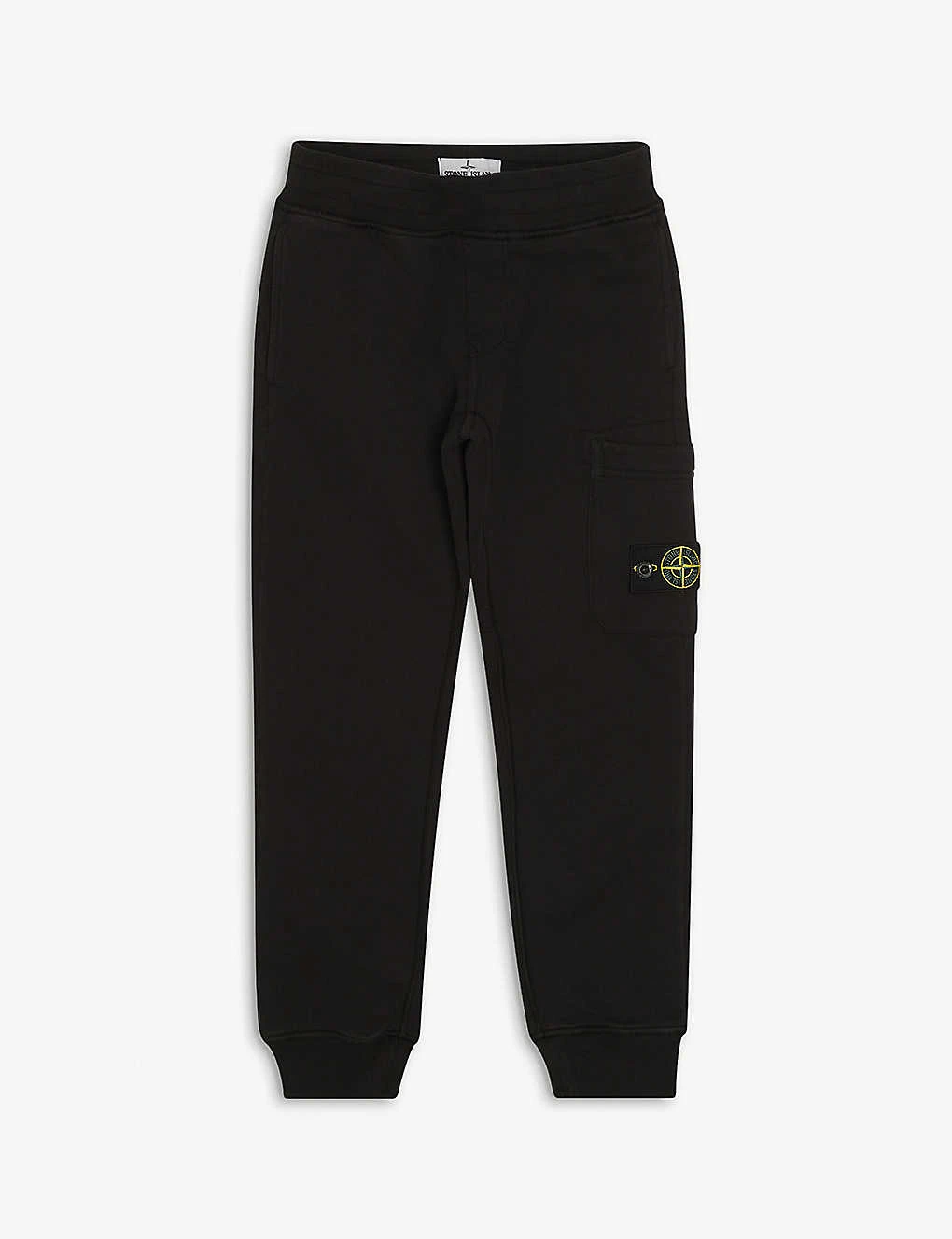 Stone Island Brand-patch Tapered Cotton-jersey Jogging Bottoms 1 Stone Island Brand-patch Tapered Cotton-jersey Jogging Bottoms