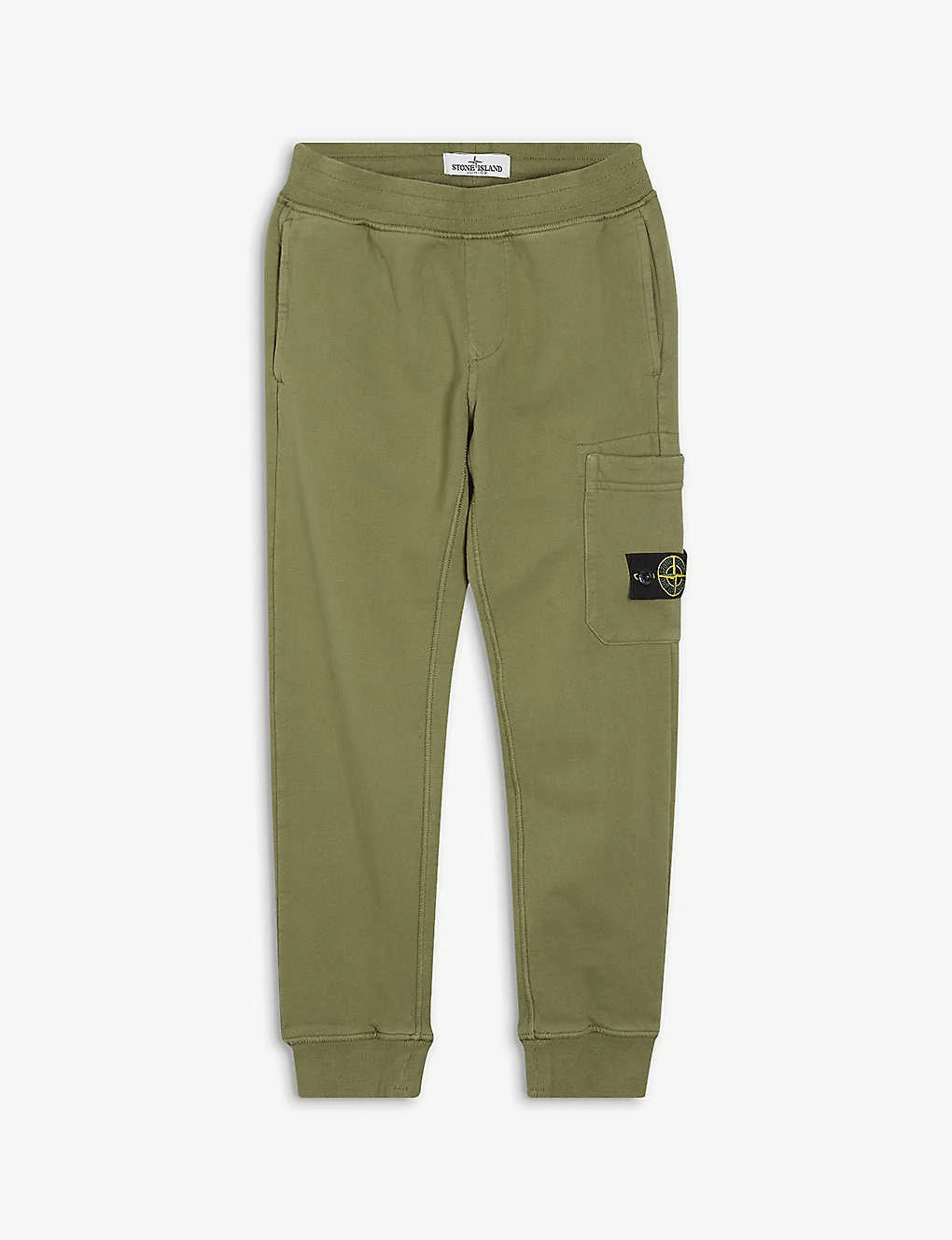 Stone Island Brand-patch Tapered Cotton-jersey Jogging Bottoms 4-14 Years 1 Stone Island Brand-patch Tapered Cotton-jersey Jogging Bottoms 4-14 Years
