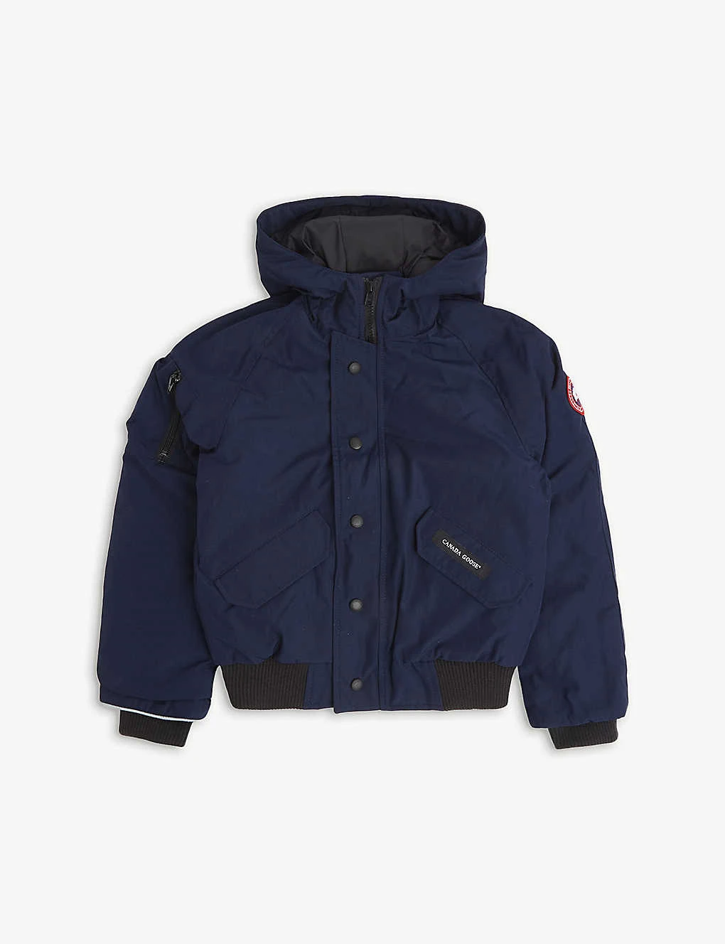 Canada Goose Rundle Hooded Shell-down Bomber Jacket 7-16 Years 1 Canada Goose Rundle Hooded Shell-down Bomber Jacket 7-16 Years