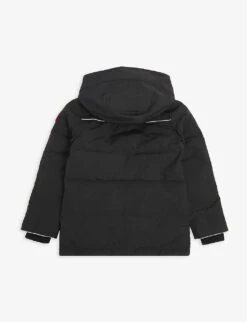 Canada Goose Eakin Shell Hooded Coat 6-16 Years -Selfridges Store R03799060 BLACK ALT02