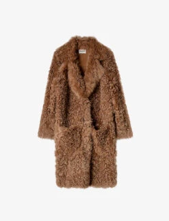 Zadig & Voltaire Mady Wavy Sheepskin Coat