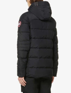 Canada Goose Hybridge Funnel-neck Shell-down Hooded Jacket 8 Canada Goose Hybridge Funnel-neck Shell-down Hooded Jacket -Selfridges Store R03800039 BLACK ALT03