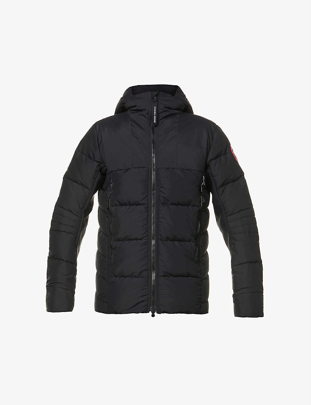 Canada Goose Hybridge Funnel-neck Shell-down Hooded Jacket 1 Canada Goose Hybridge Funnel-neck Shell-down Hooded Jacket