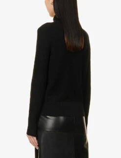 Joseph Turtle-neck Cashmere Jumper -Selfridges Store R03800582 BLACK ALT03