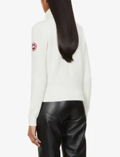 Canada Goose HyBridge Padded Shell-down And Wool Jacket -Selfridges Store R03801340 COTTONGRASSLINAIGRETTE ALT03