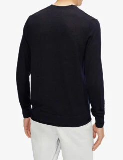 Ted Baker Kenton Wool Jumper -Selfridges Store R03803932 NAVY ALT03