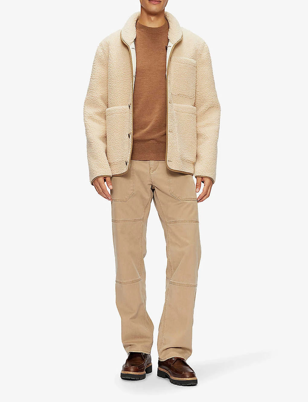 Ted Baker Flower-embroidered Crewneck Wool Sweater 2 Ted Baker Flower-embroidered Crewneck Wool Sweater - Image 2