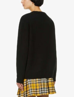 1970 Oversized Wool Jumper -Selfridges Store R03811147 BLACK ALT03