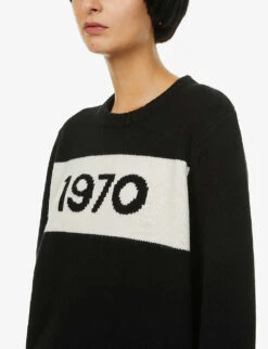 1970 Oversized Wool Jumper -Selfridges Store R03811147 BLACK ALT04