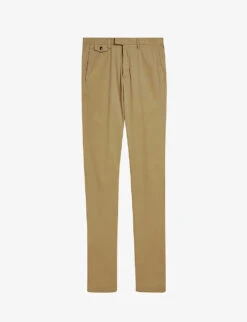 Ted Baker Genay Slim-fit Stretch Cotton-blend Chinos