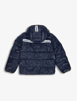 Canada Goose Crofton Quilted Recycled-nylon Hooded Jacket 2-7 Years -Selfridges Store R03885810 NAVY ALT02