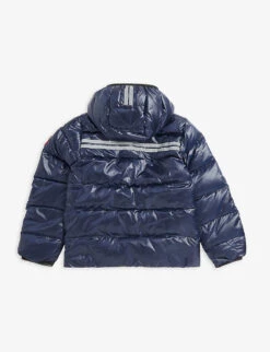 Canada Goose Crofton Hooded Recycled-shell Jacket 7-16 Years -Selfridges Store R03885825 NAVY ALT02