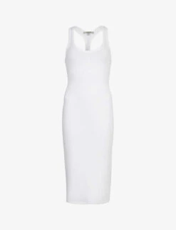 AllSaints Maki Bodycon Stretch-woven Midi Dress