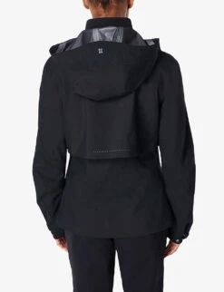 Sweaty Betty Pro Light Performance Waterproof Shell Hooded Running Jacket -Selfridges Store R03897673 BLACK ALT03