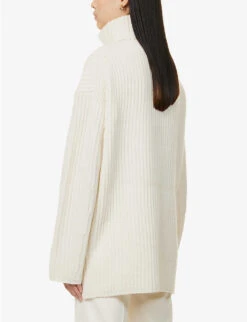 Joseph Turtle-neck Wool Jumper -Selfridges Store R03900764 IVORY ALT03