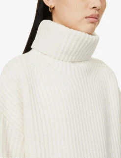 Joseph Turtle-neck Wool Jumper -Selfridges Store R03900764 IVORY ALT05