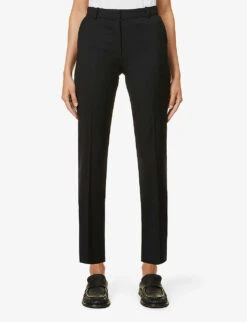 Joseph Coleman Regular-fit Mid-rise Straight Stretch-wool Trousers 7 Joseph Coleman Regular-fit Mid-rise Straight Stretch-wool Trousers -Selfridges Store R03900896 BLACK ALT02