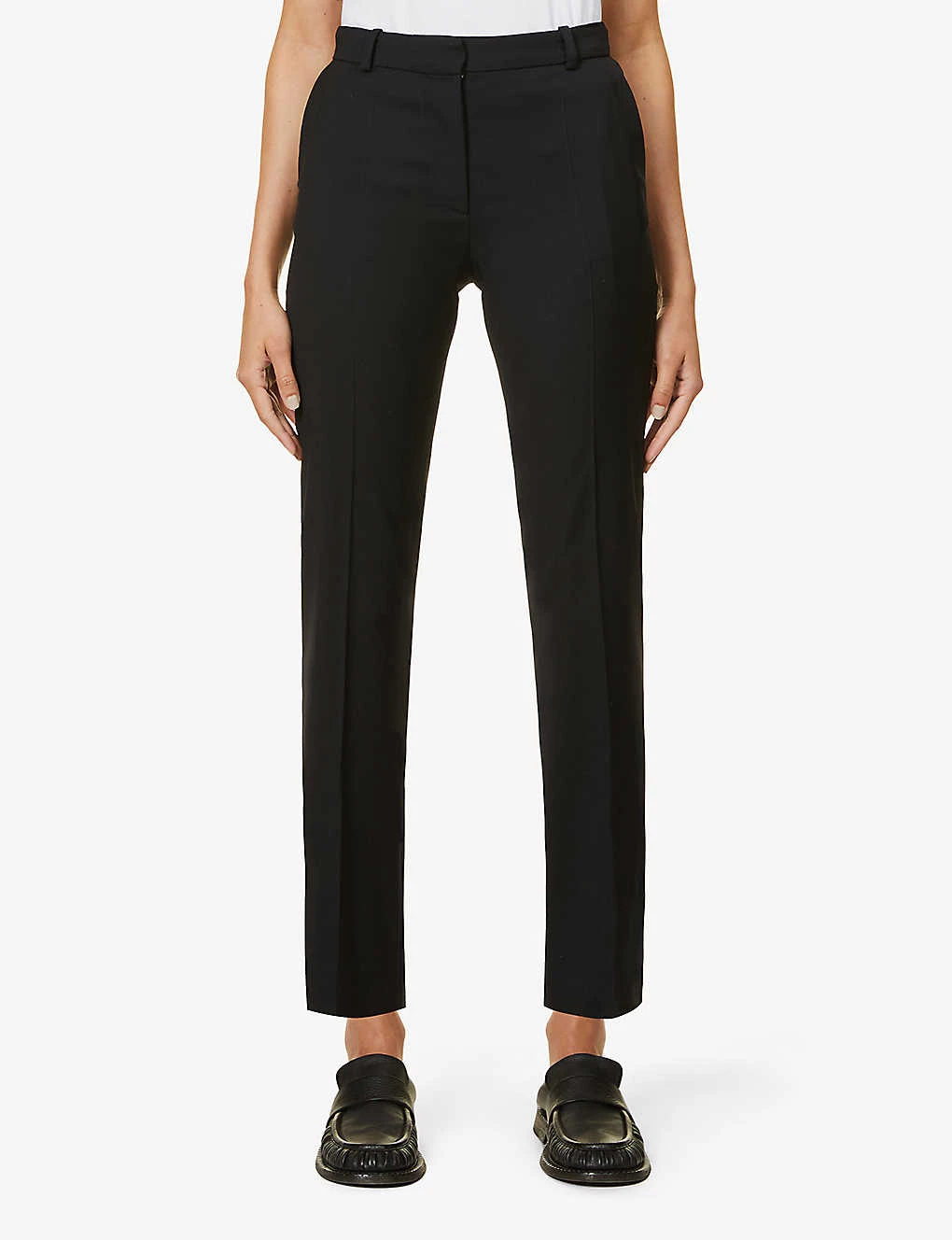 Joseph Coleman Regular-fit Mid-rise Straight Stretch-wool Trousers 3 Joseph Coleman Regular-fit Mid-rise Straight Stretch-wool Trousers - Image 3