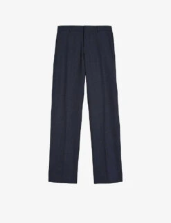 Ted Baker Cleets Slim-fit Mid-rise Wool-blend Suit Trousers