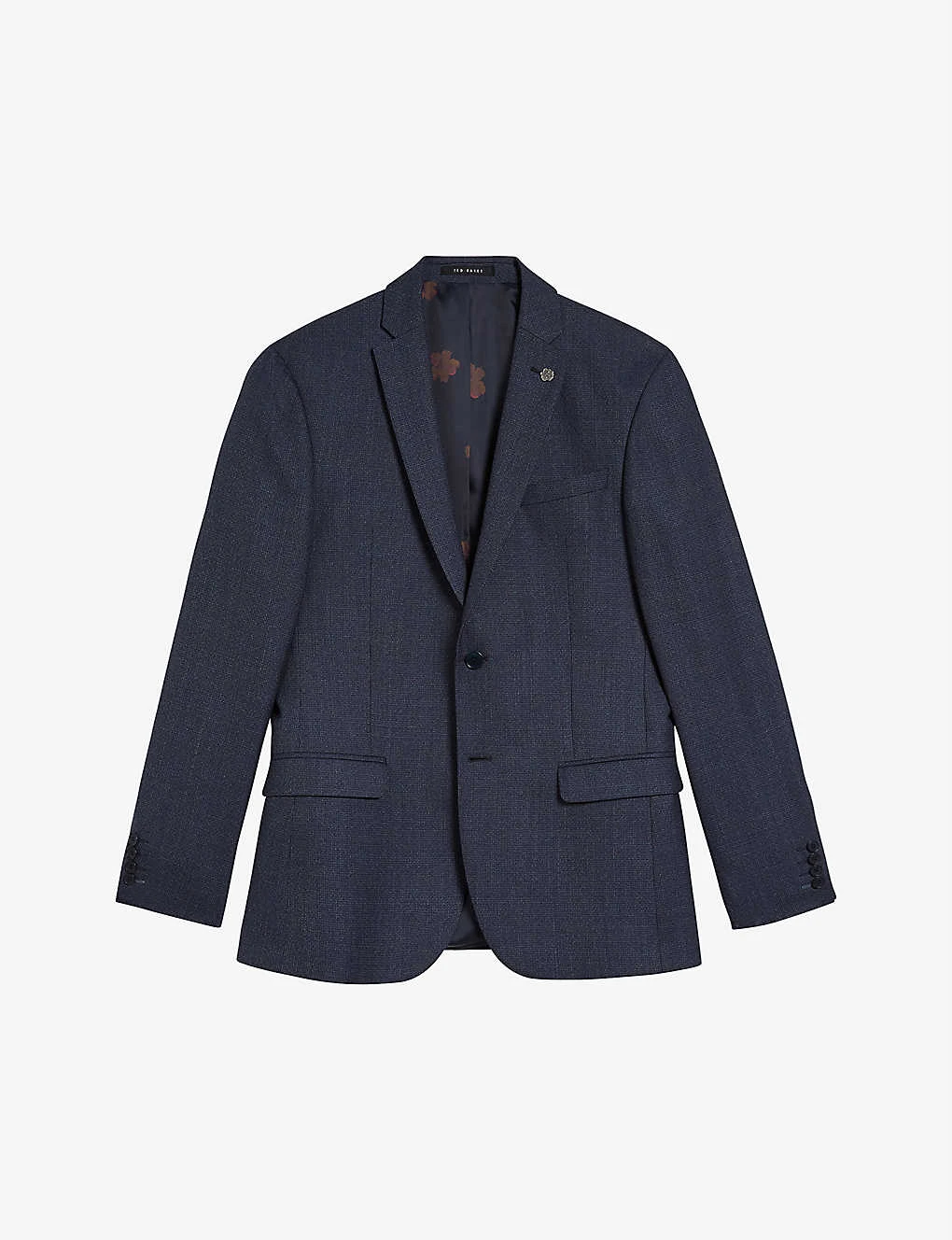 Ted Baker Cleejs Textured Wool-blend Suit Jacket 1 Ted Baker Cleejs Textured Wool-blend Suit Jacket
