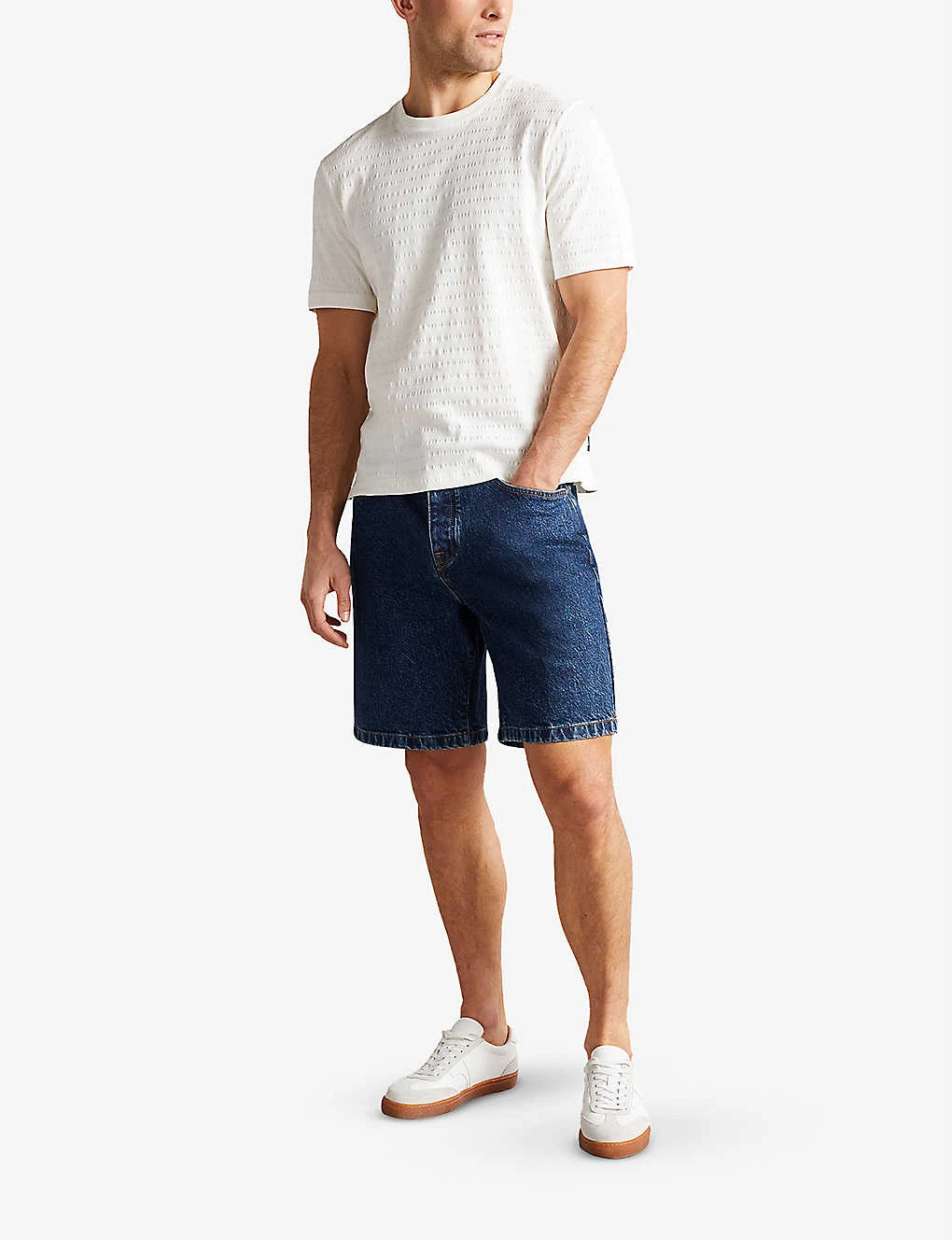 Ted Baker Dutson Stretch-denim Shorts 2 Ted Baker Dutson Stretch-denim Shorts - Image 2