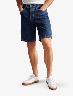 Ted Baker Dutson Stretch-denim Shorts 6 Ted Baker Dutson Stretch-denim Shorts -Selfridges Store R03919225 BLUE ALT02